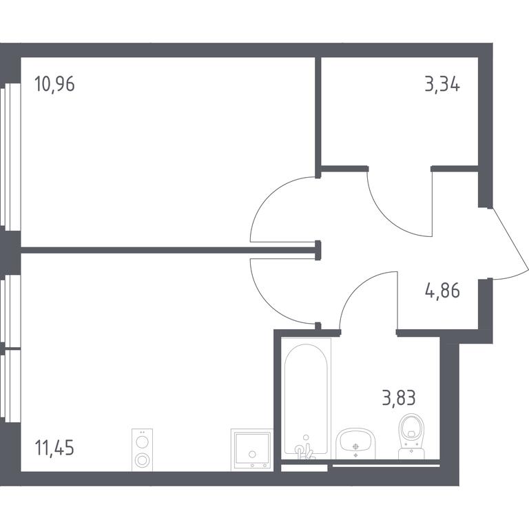 Apartment Sale, 34.44 sq. m. at Ostafevo, Ostafyevskoe Highway, 12к1, Ryazanovskoe Settlement, Moscow, Russia #1 Apartment Sale, 34.44 sq. m. at Ostafevo, Ostafyevskoe Highway, 12к1, Ryazanovskoe Settlement, Moscow, Russia #1