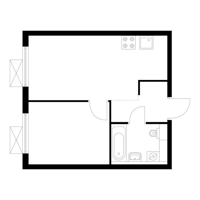 1-BD Apartment Sale, 34.2平方米 at Ilinskie Luga, Zapovednaya Street, 1, posyolok Ilyinskoye-Usovo, Krasnogorsk City District, Moscow Region, Russia #1 1-BD Apartment Sale, 34.2平方米 at Ilinskie Luga, Zapovednaya Street, 1, posyolok Ilyinskoye-Usovo, Krasnogorsk City District, Moscow Region, Russia #1