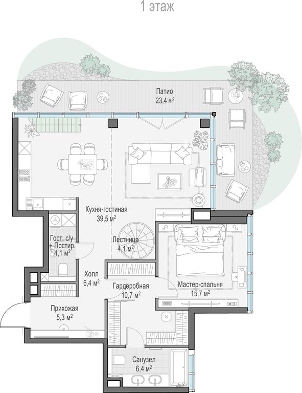 Продажа 2-комн. квартиры, 129,1 м² в ЖК «Клубный город-парк «Фрунзенская набережная»», Фрунзенская набережная, 30, Москва, Россия #1 Продажа 2-комн. квартиры, 129,1 м² в ЖК «Клубный город-парк «Фрунзенская набережная»», Фрунзенская набережная, 30, Москва, Россия #1