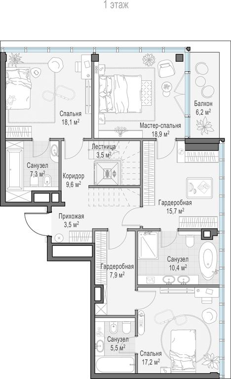 3-BD Apartment Sale, 242.2平方米 at Frunzenskaya naberezhnaya, Frunzenskaya Embankment, 30, Moscow, Russia #1 3-BD Apartment Sale, 242.2平方米 at Frunzenskaya naberezhnaya, Frunzenskaya Embankment, 30, Moscow, Russia #1