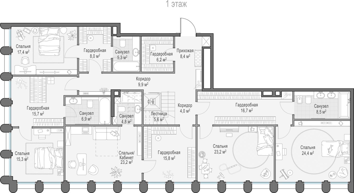 5-BD Apartment Sale, 442.5 sq. m. at Frunzenskaya naberezhnaya, Frunzenskaya Embankment, 30, Moscow, Russia #1 5-BD Apartment Sale, 442.5 sq. m. at Frunzenskaya naberezhnaya, Frunzenskaya Embankment, 30, Moscow, Russia #1