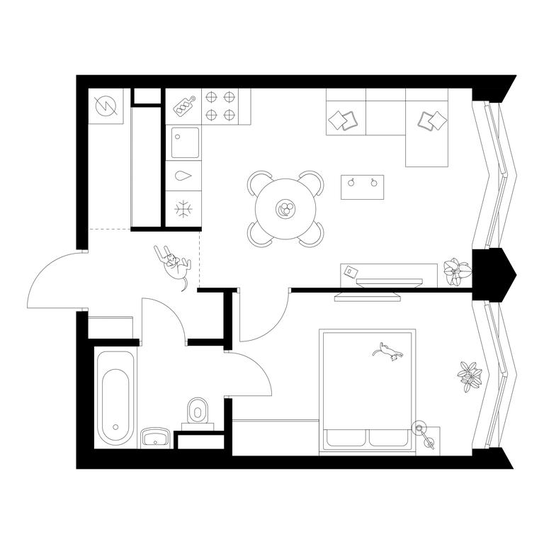 1-BD Apartment Sale, 37.2 sq. m. at Matveevskiy Park, Ochakovskoye Highway, вл3с11, Moscow, Russia #1 1-BD Apartment Sale, 37.2 sq. m. at Matveevskiy Park, Ochakovskoye Highway, вл3с11, Moscow, Russia #1