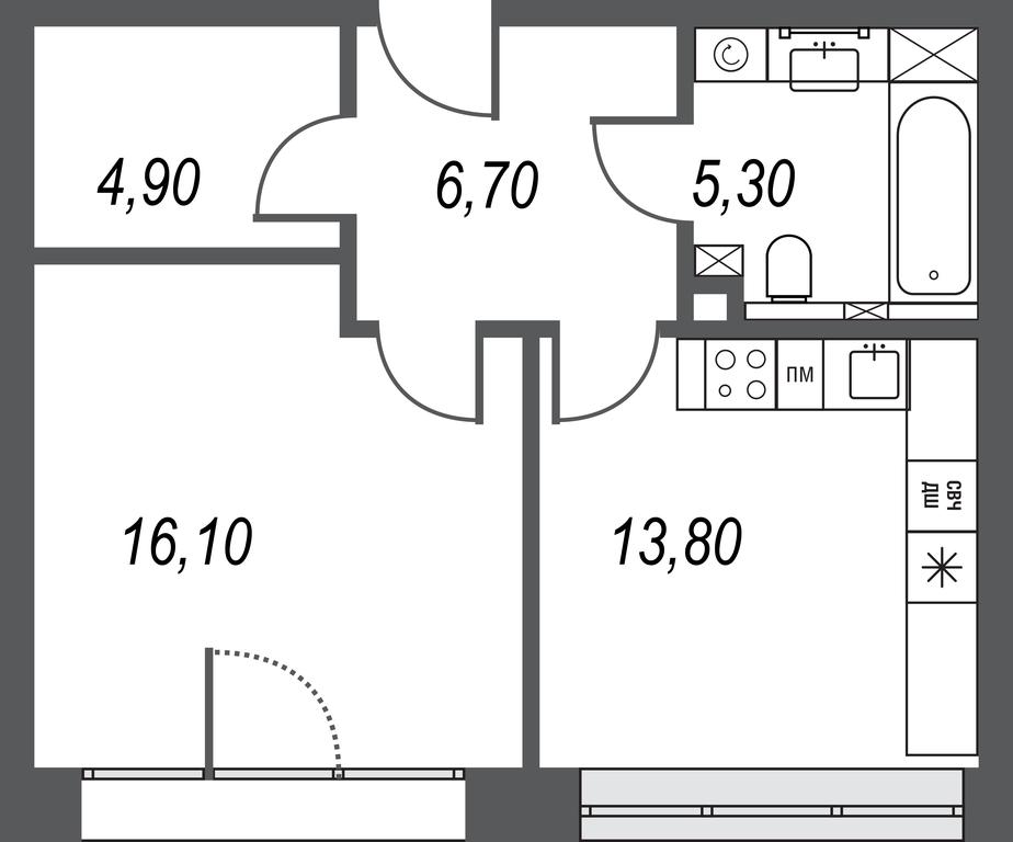 1-BD Apartment Sale, 46.8 sq. m. at AFI Park Voroncovskiy, Akademika Chelomeya Street, 7Ас2, Moscow, Russia #2 1-BD Apartment Sale, 46.8 sq. m. at AFI Park Voroncovskiy, Akademika Chelomeya Street, 7Ас2, Moscow, Russia #2
