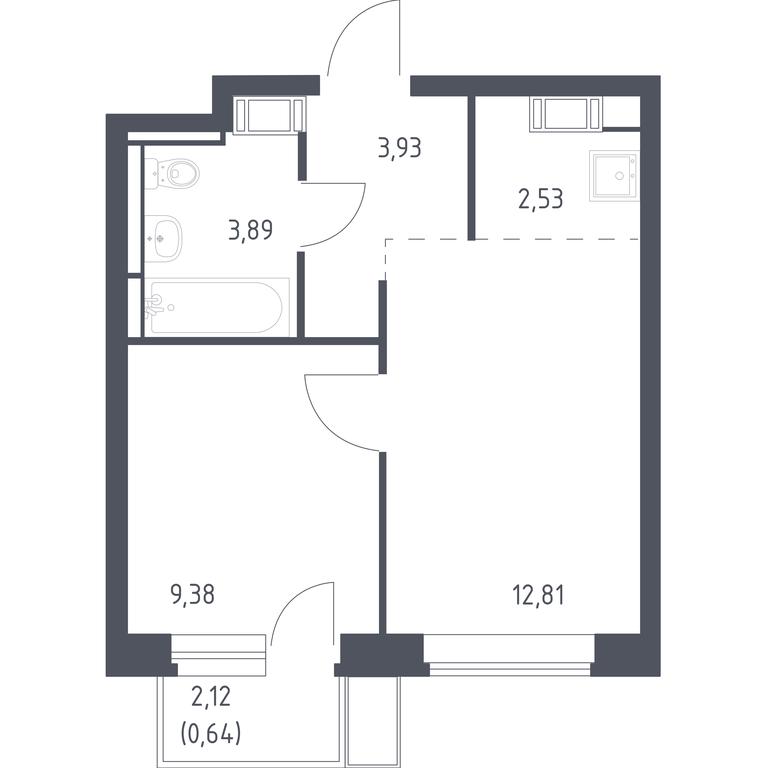Apartment Sale, 33.18 sq. m. at Bolshoe Putilkovo, Prostornaya ulitsa, 1, Putilkovo Village, Krasnogorsk City District, Moscow Region, Russia #1 Apartment Sale, 33.18 sq. m. at Bolshoe Putilkovo, Prostornaya ulitsa, 1, Putilkovo Village, Krasnogorsk City District, Moscow Region, Russia #1