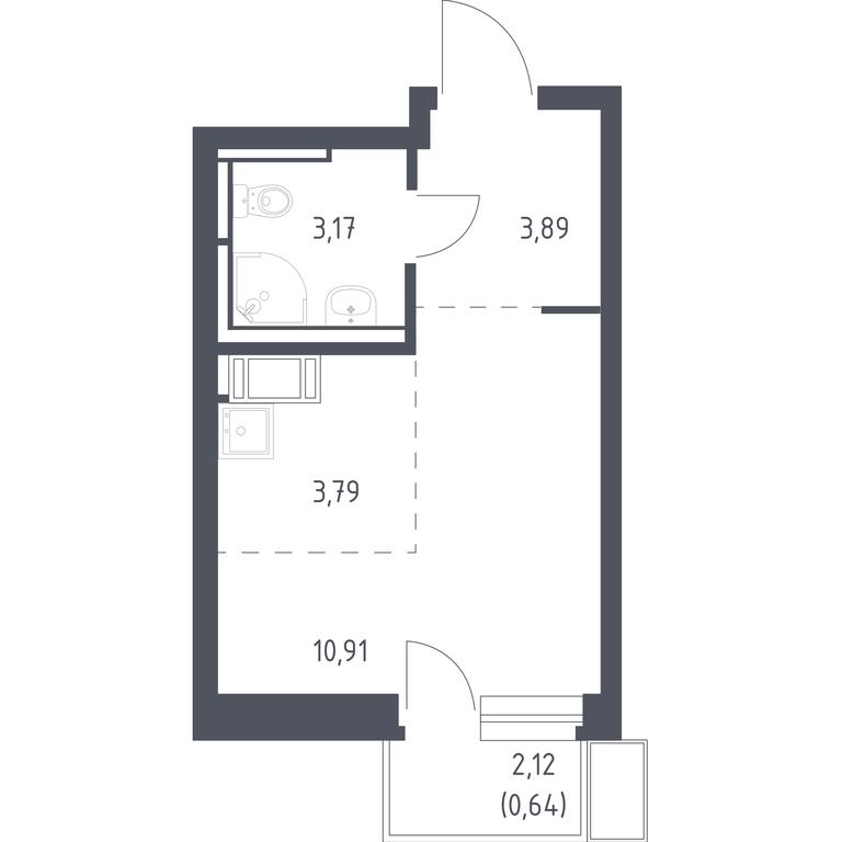 Apartment Sale, 22.4 sq. m. at Bolshoe Putilkovo, Prostornaya ulitsa, 1, Putilkovo Village, Krasnogorsk City District, Moscow Region, Russia #1 Apartment Sale, 22.4 sq. m. at Bolshoe Putilkovo, Prostornaya ulitsa, 1, Putilkovo Village, Krasnogorsk City District, Moscow Region, Russia #1