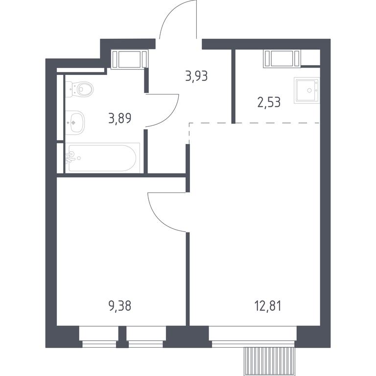 Apartment Sale, 32.54平方米 at Bolshoe Putilkovo, Prostornaya ulitsa, 1, Putilkovo Village, Krasnogorsk City District, Moscow Region, Russia #1 Apartment Sale, 32.54平方米 at Bolshoe Putilkovo, Prostornaya ulitsa, 1, Putilkovo Village, Krasnogorsk City District, Moscow Region, Russia #1