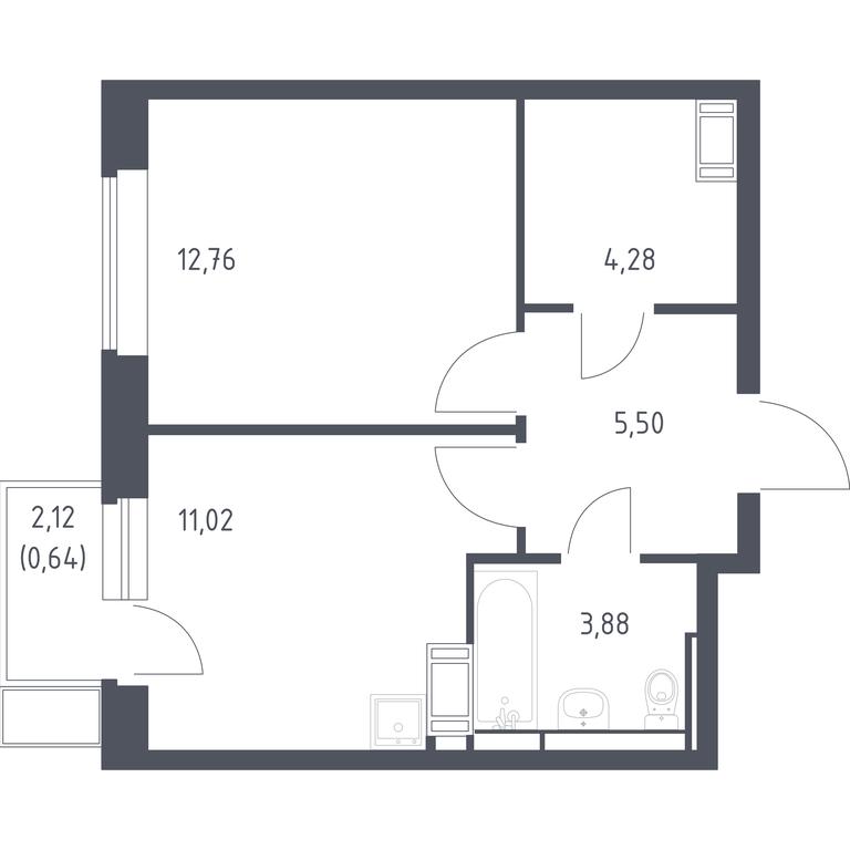 Apartment Sale, 38.08 sq. m. at Bolshoe Putilkovo, Prostornaya ulitsa, 1, Putilkovo Village, Krasnogorsk City District, Moscow Region, Russia #1 Apartment Sale, 38.08 sq. m. at Bolshoe Putilkovo, Prostornaya ulitsa, 1, Putilkovo Village, Krasnogorsk City District, Moscow Region, Russia #1