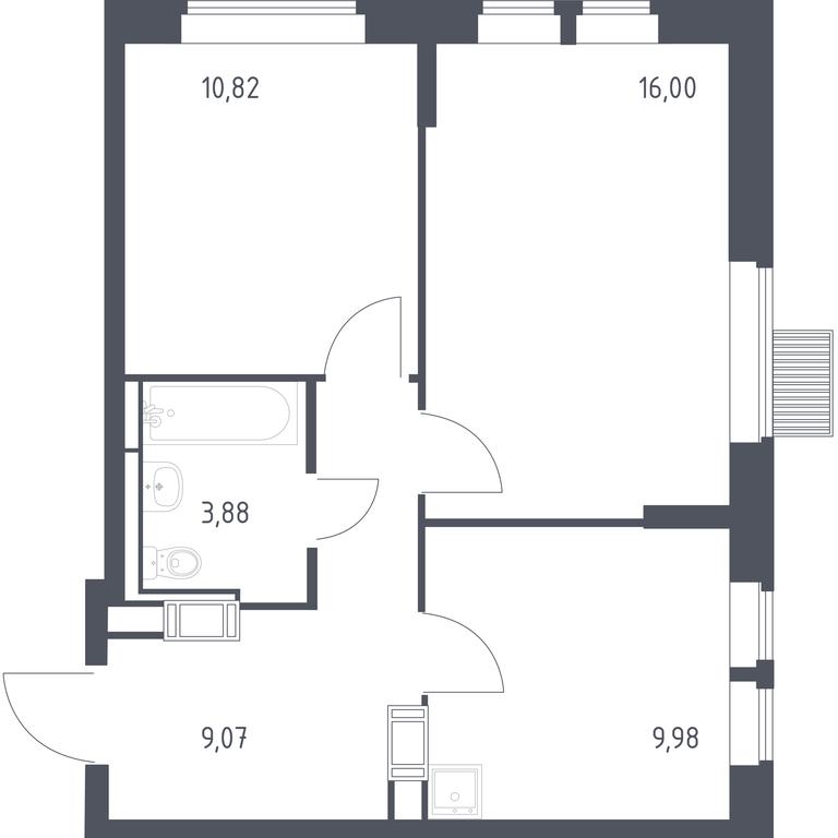 1-BD Apartment Sale, 49.75 sq. m. at Bolshoe Putilkovo, Prostornaya ulitsa, 1, Putilkovo Village, Krasnogorsk City District, Moscow Region, Russia #1 1-BD Apartment Sale, 49.75 sq. m. at Bolshoe Putilkovo, Prostornaya ulitsa, 1, Putilkovo Village, Krasnogorsk City District, Moscow Region, Russia #1