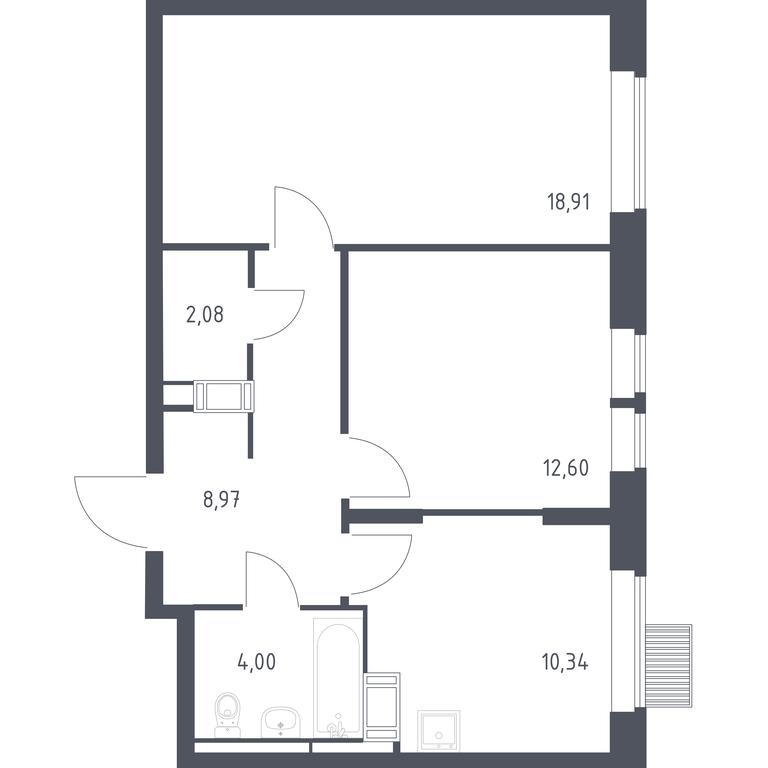 1-BD Apartment Sale, 56.9 sq. m. at Bolshoe Putilkovo, Prostornaya ulitsa, 1, Putilkovo Village, Krasnogorsk City District, Moscow Region, Russia #1 1-BD Apartment Sale, 56.9 sq. m. at Bolshoe Putilkovo, Prostornaya ulitsa, 1, Putilkovo Village, Krasnogorsk City District, Moscow Region, Russia #1