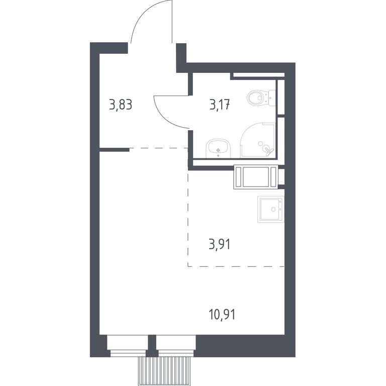 Apartment Sale, 21.82 sq. m. at Bolshoe Putilkovo, Prostornaya ulitsa, 1, Putilkovo Village, Krasnogorsk City District, Moscow Region, Russia #1 Apartment Sale, 21.82 sq. m. at Bolshoe Putilkovo, Prostornaya ulitsa, 1, Putilkovo Village, Krasnogorsk City District, Moscow Region, Russia #1