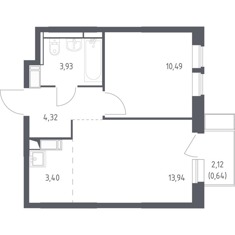 Apartment Sale, 36.72 sq. m. at Bolshoe Putilkovo, Prostornaya ulitsa, 1, Putilkovo Village, Krasnogorsk City District, Moscow Region, Russia #1 Apartment Sale, 36.72 sq. m. at Bolshoe Putilkovo, Prostornaya ulitsa, 1, Putilkovo Village, Krasnogorsk City District, Moscow Region, Russia #1