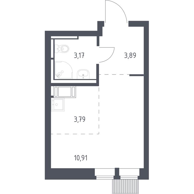Apartment Sale, 21.76 sq. m. at Bolshoe Putilkovo, Prostornaya ulitsa, 1, Putilkovo Village, Krasnogorsk City District, Moscow Region, Russia #1 Apartment Sale, 21.76 sq. m. at Bolshoe Putilkovo, Prostornaya ulitsa, 1, Putilkovo Village, Krasnogorsk City District, Moscow Region, Russia #1