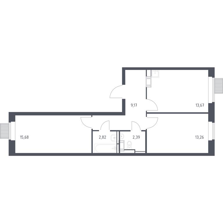 1-BD Apartment Sale, 56.99 sq. m. at Bolshoe Putilkovo, Prostornaya ulitsa, 1, Putilkovo Village, Krasnogorsk City District, Moscow Region, Russia #1 1-BD Apartment Sale, 56.99 sq. m. at Bolshoe Putilkovo, Prostornaya ulitsa, 1, Putilkovo Village, Krasnogorsk City District, Moscow Region, Russia #1