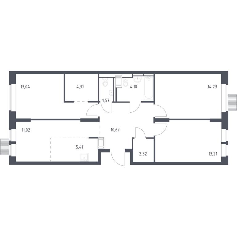2-BD Apartment Sale, 79.88 sq. m. at Bolshoe Putilkovo, Prostornaya ulitsa, 1, Putilkovo Village, Krasnogorsk City District, Moscow Region, Russia #1 2-BD Apartment Sale, 79.88 sq. m. at Bolshoe Putilkovo, Prostornaya ulitsa, 1, Putilkovo Village, Krasnogorsk City District, Moscow Region, Russia #1
