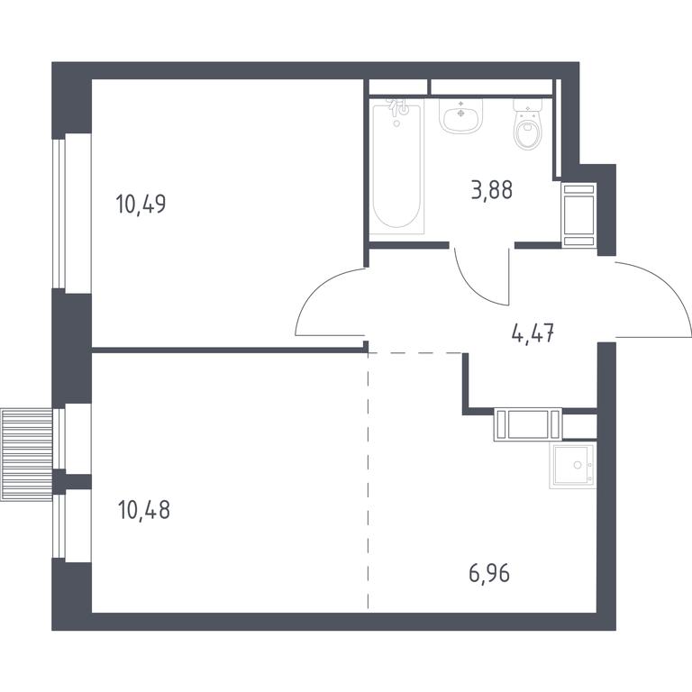 Apartment Sale, 36.28 sq. m. at Bolshoe Putilkovo, Prostornaya ulitsa, 1, Putilkovo Village, Krasnogorsk City District, Moscow Region, Russia #1 Apartment Sale, 36.28 sq. m. at Bolshoe Putilkovo, Prostornaya ulitsa, 1, Putilkovo Village, Krasnogorsk City District, Moscow Region, Russia #1