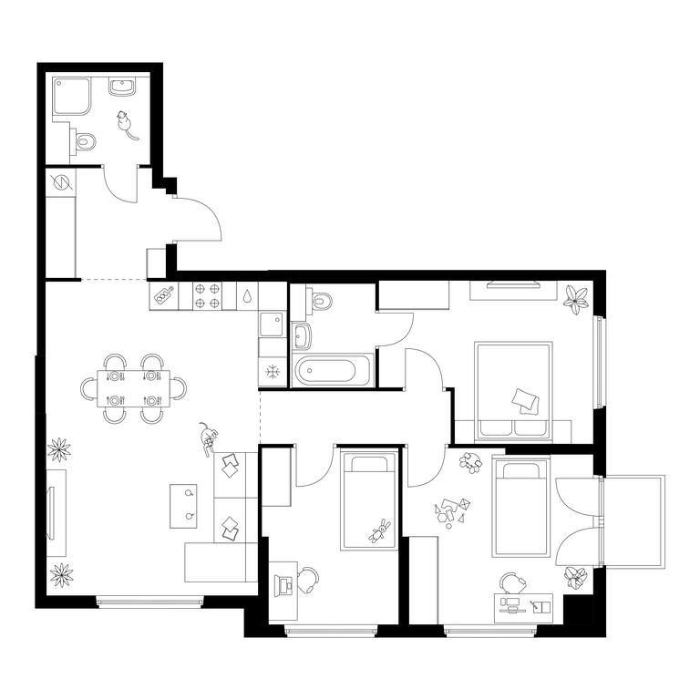 3-BD Apartment Sale, 85.1 sq. m. at Kronshtadtskiy 9, Kronshtadtsky Boulevard, 9с21, Moscow, Russia #1 3-BD Apartment Sale, 85.1 sq. m. at Kronshtadtskiy 9, Kronshtadtsky Boulevard, 9с21, Moscow, Russia #1
