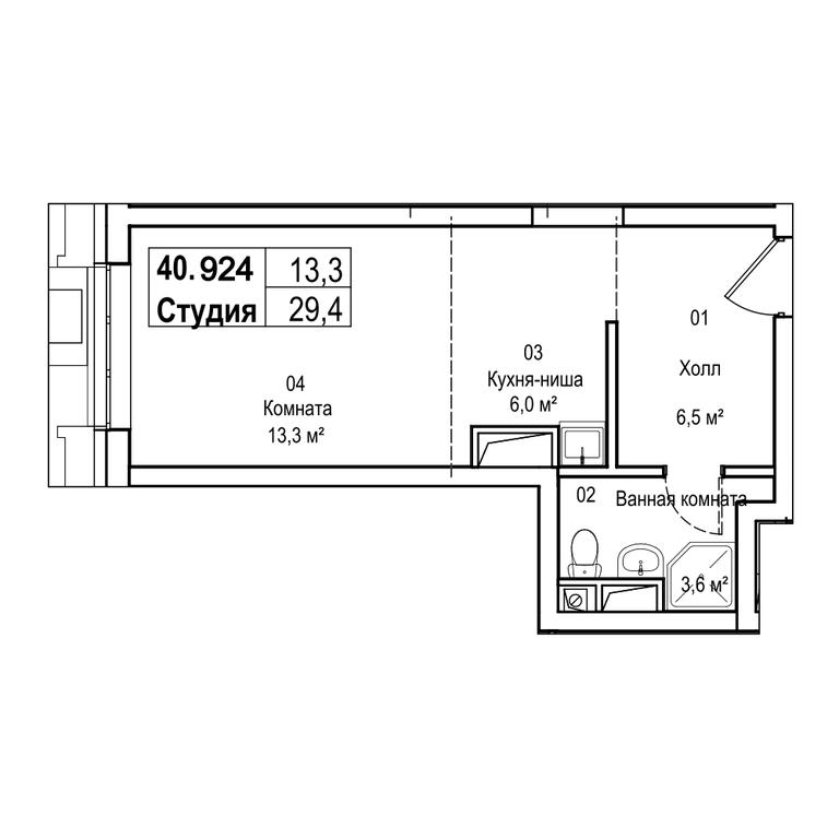 Apartment Sale, 25.3 sq. m. at Silver, Serebryakova Drive, 11к1, Moscow, Russia #1 Apartment Sale, 25.3 sq. m. at Silver, Serebryakova Drive, 11к1, Moscow, Russia #1