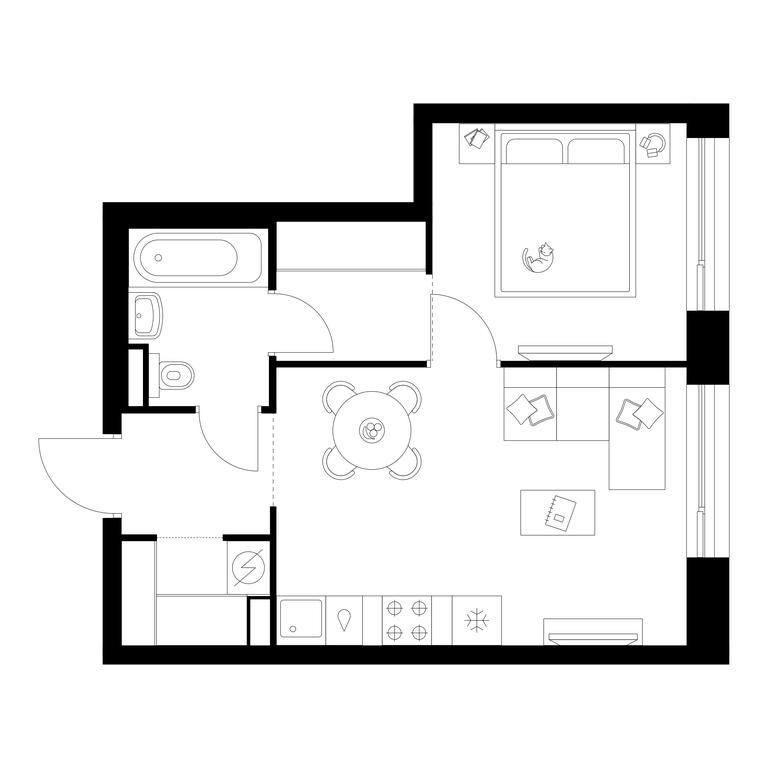 1-BD Apartment Sale, 37.4 sq. m. at Zelionyi Park, 687-y proyezd, 15с2, Zelenograd, Moscow, Russia #1 1-BD Apartment Sale, 37.4 sq. m. at Zelionyi Park, 687-y proyezd, 15с2, Zelenograd, Moscow, Russia #1