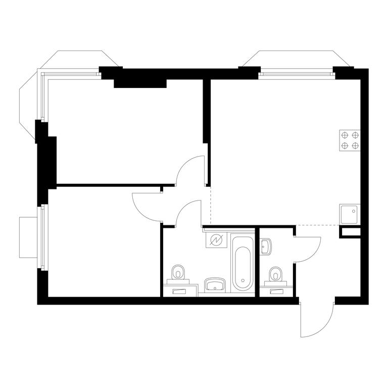 2-BD Apartment Sale, 51.9 sq. m. at Holland Park, Volokolamskoye Highway, 71/13к1, Moscow, Russia #2 2-BD Apartment Sale, 51.9 sq. m. at Holland Park, Volokolamskoye Highway, 71/13к1, Moscow, Russia #2