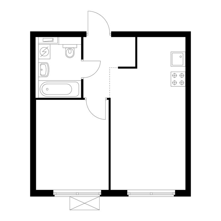 1-BD Apartment Sale, 36.8 sq. m. at Holland Park, Volokolamskoye Highway, 71/13к1, Moscow, Russia #1 1-BD Apartment Sale, 36.8 sq. m. at Holland Park, Volokolamskoye Highway, 71/13к1, Moscow, Russia #1