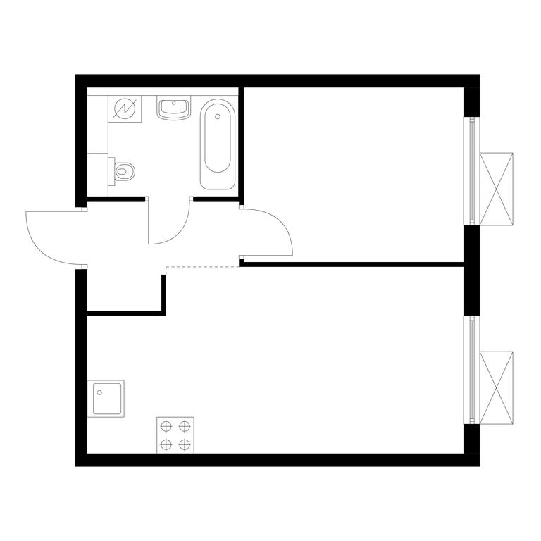 1-BD Apartment Sale, 36.2 sq. m. at Ilinskie Luga, Zapovednaya Street, 1, posyolok Ilyinskoye-Usovo, Krasnogorsk City District, Moscow Region, Russia #1 1-BD Apartment Sale, 36.2 sq. m. at Ilinskie Luga, Zapovednaya Street, 1, posyolok Ilyinskoye-Usovo, Krasnogorsk City District, Moscow Region, Russia #1