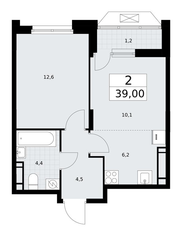 Продажа 1-комн. квартиры, 38,8 м² в ЖК «Бунинские кварталы», улица Академика Семёнова, 22, Москва, Россия #1 Продажа 1-комн. квартиры, 38,8 м² в ЖК «Бунинские кварталы», улица Академика Семёнова, 22, Москва, Россия #1
