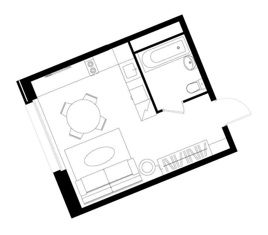Apartment Sale, 26.6 sq. m. at Peredelkino Blizhnee, Korneya Chukovskogo Street, 1, Vnukovskoye Settlement, Moscow, Russia #1