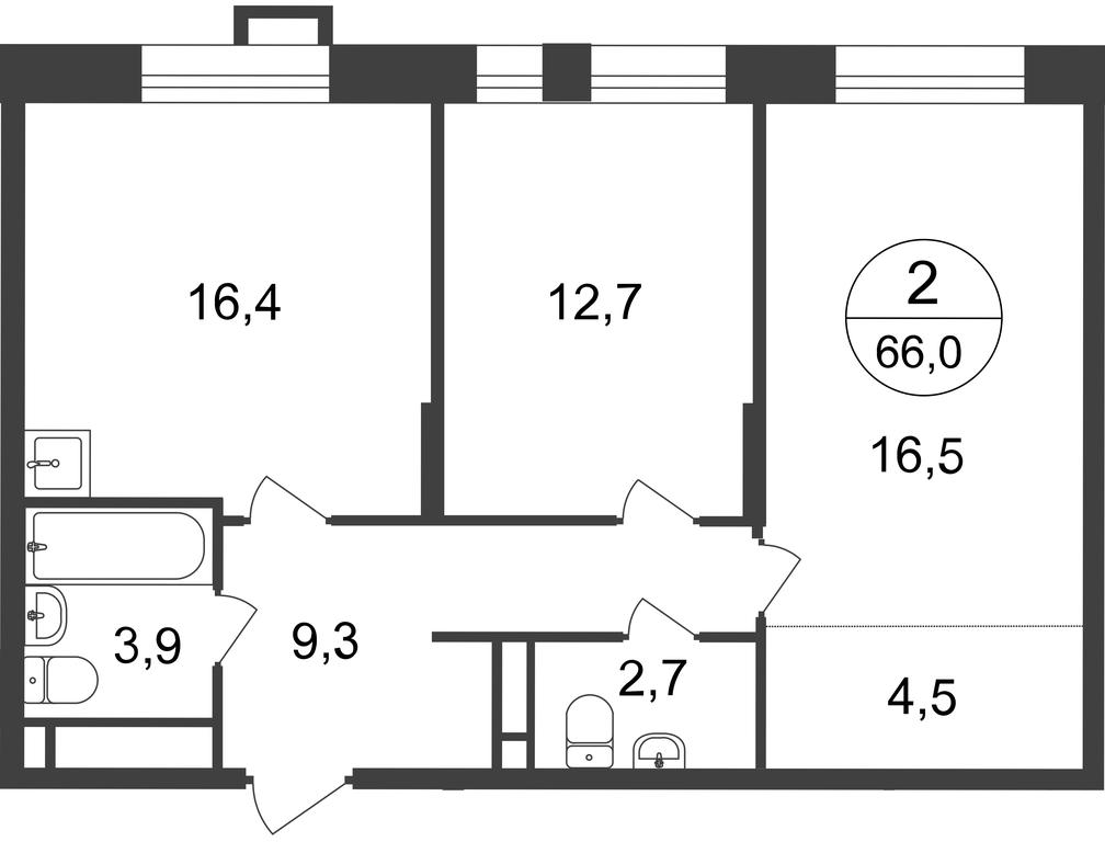 2-BD Apartment Sale, 66 sq. m. at Pervyi Moskovskiy, ulitsa Bianki, 1, Moskovskiy, Moscow, Russia #1 2-BD Apartment Sale, 66 sq. m. at Pervyi Moskovskiy, ulitsa Bianki, 1, Moskovskiy, Moscow, Russia #1