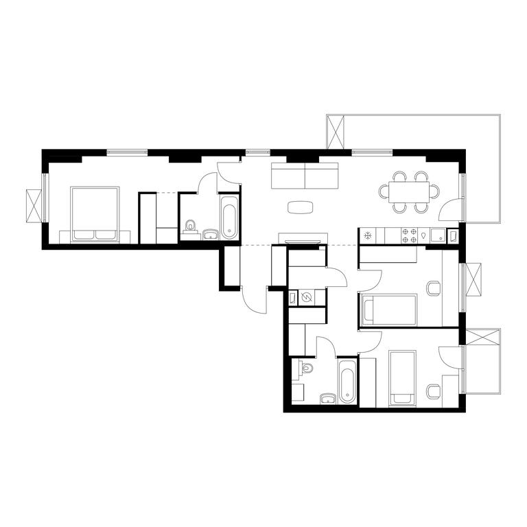 3-BD Apartment Sale, 87.3 sq. m. at Nikolskie Luga, Varshavskoye Highway, вл266с1, Moscow, Russia #1 3-BD Apartment Sale, 87.3 sq. m. at Nikolskie Luga, Varshavskoye Highway, вл266с1, Moscow, Russia #1