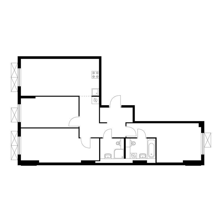 3-BD Apartment Sale, 82.3 sq. m. at Ilinskie Luga, Zapovednaya Street, 1, posyolok Ilyinskoye-Usovo, Krasnogorsk City District, Moscow Region, Russia #1 3-BD Apartment Sale, 82.3 sq. m. at Ilinskie Luga, Zapovednaya Street, 1, posyolok Ilyinskoye-Usovo, Krasnogorsk City District, Moscow Region, Russia #1