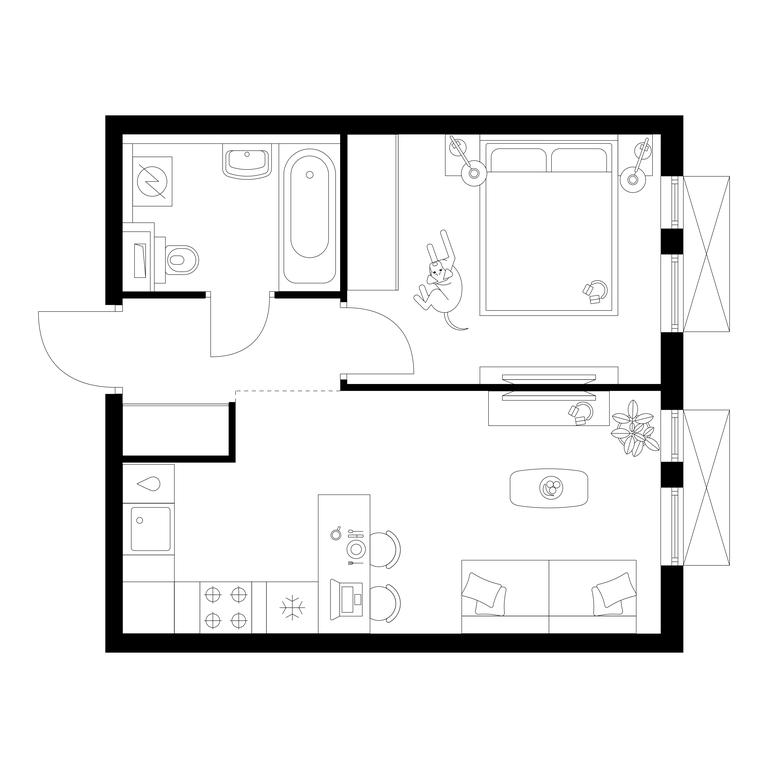 1-BD Apartment Sale, 34.2 sq. m. at Salarevo Park, Salaryevskaya Street, 8к1, Moskovskiy Settlement, Moscow, Russia #1 1-BD Apartment Sale, 34.2 sq. m. at Salarevo Park, Salaryevskaya Street, 8к1, Moskovskiy Settlement, Moscow, Russia #1