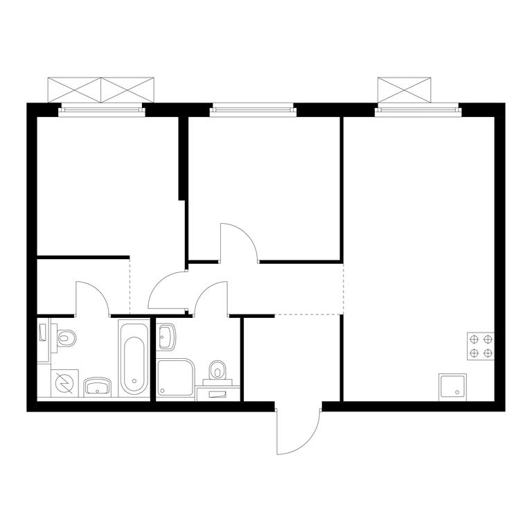 2-BD Apartment Sale, 59平方米 at Holland Park, Volokolamskoye Highway, 71/13к1, Moscow, Russia #1 2-BD Apartment Sale, 59平方米 at Holland Park, Volokolamskoye Highway, 71/13к1, Moscow, Russia #1