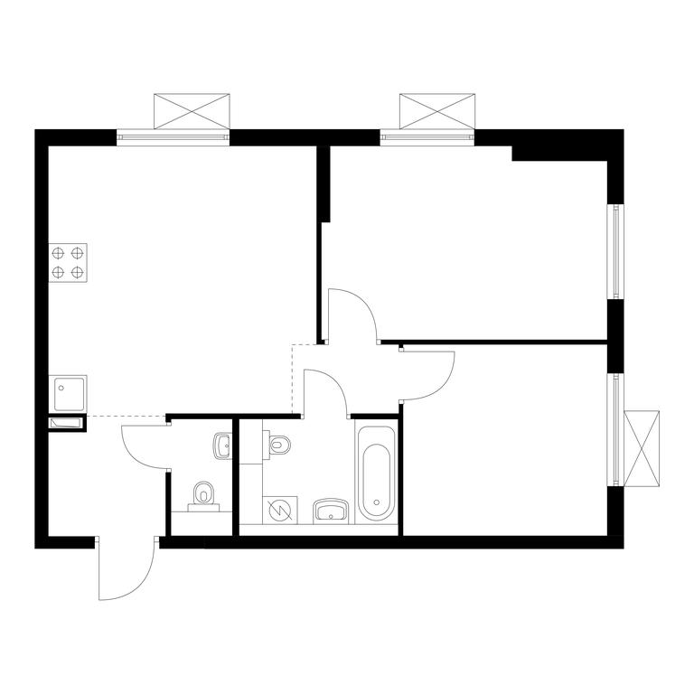 2-BD Apartment Sale, 51.7 sq. m. at Ilinskie Luga, Zapovednaya Street, 1, posyolok Ilyinskoye-Usovo, Krasnogorsk City District, Moscow Region, Russia #1 2-BD Apartment Sale, 51.7 sq. m. at Ilinskie Luga, Zapovednaya Street, 1, posyolok Ilyinskoye-Usovo, Krasnogorsk City District, Moscow Region, Russia #1