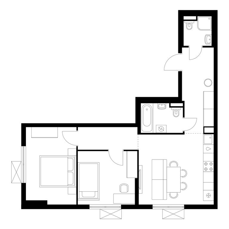 2-BD Apartment Sale, 58.7 sq. m. at Volzhskiy Park, 1st Grayvoronovsky Drive, 3с11, Moscow, Russia #1 2-BD Apartment Sale, 58.7 sq. m. at Volzhskiy Park, 1st Grayvoronovsky Drive, 3с11, Moscow, Russia #1