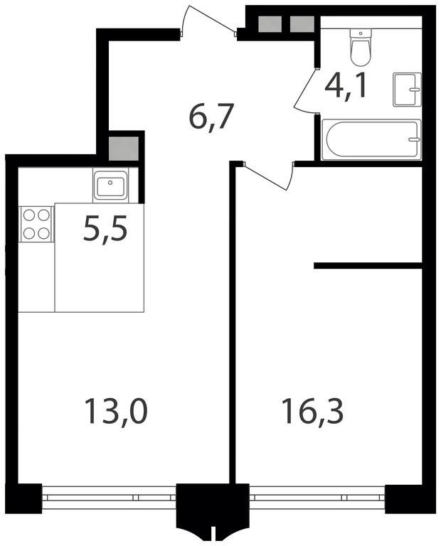 1-BD Apartment Sale, 45.6 sq. m. at Petrovskiy Park II, Stary Petrovsko-Razumovsky Drive, 1/23, Moscow, Russia #1 1-BD Apartment Sale, 45.6 sq. m. at Petrovskiy Park II, Stary Petrovsko-Razumovsky Drive, 1/23, Moscow, Russia #1