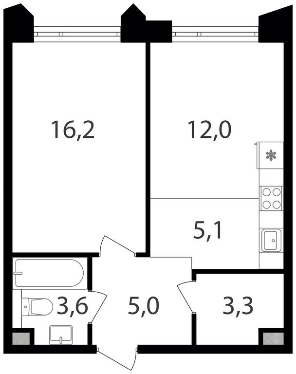 1-BD Apartment Sale, 45.2平方米 at Petrovskiy Park II, Stary Petrovsko-Razumovsky Drive, 1/23, Moscow, Russia #1 1-BD Apartment Sale, 45.2平方米 at Petrovskiy Park II, Stary Petrovsko-Razumovsky Drive, 1/23, Moscow, Russia #1