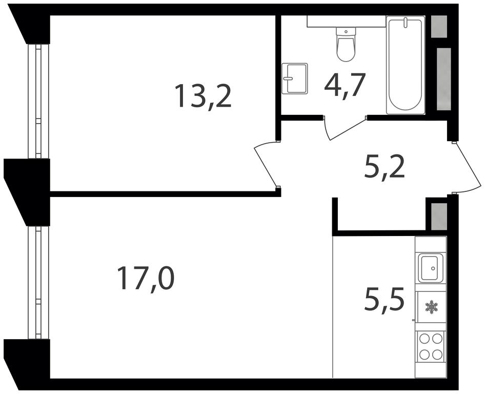 1-BD Apartment Sale, 45.6 sq. m. at Petrovskiy Park II, Stary Petrovsko-Razumovsky Drive, 1/23, Moscow, Russia #1 1-BD Apartment Sale, 45.6 sq. m. at Petrovskiy Park II, Stary Petrovsko-Razumovsky Drive, 1/23, Moscow, Russia #1