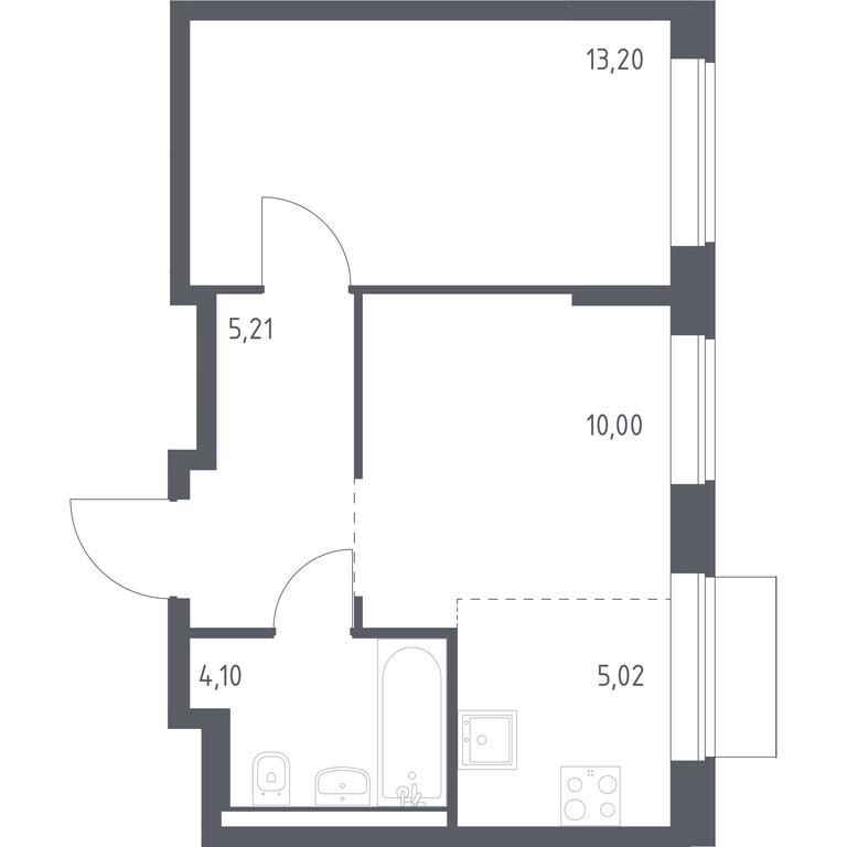 Apartment Sale, 37.53 sq. m. at Kvartal Domashnij, Donetskaya Street, 30с11, Moscow, Russia #1 Apartment Sale, 37.53 sq. m. at Kvartal Domashnij, Donetskaya Street, 30с11, Moscow, Russia #1