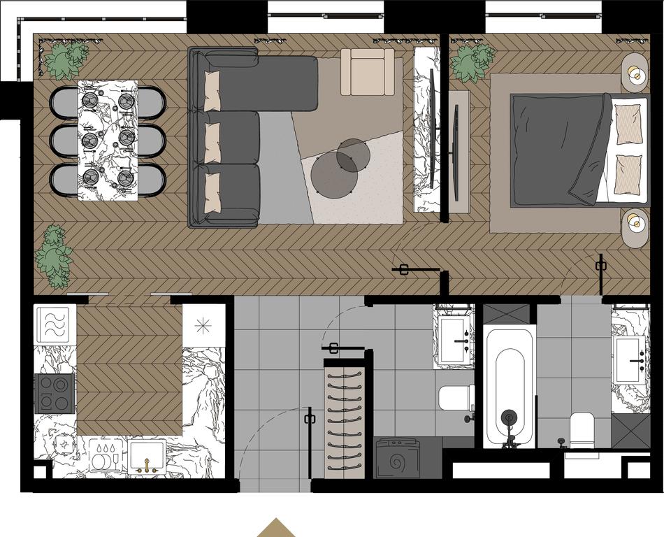 2-BD Apartment Sale, 60.3 sq. m. at Zorge 9, Zorge Street, 9к1, Moscow, Russia #1 2-BD Apartment Sale, 60.3 sq. m. at Zorge 9, Zorge Street, 9к1, Moscow, Russia #1