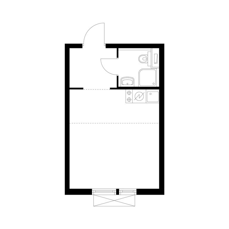 Apartment Sale, 23.5 sq. m. at Kolskaya 8, Kolskaya Street, 8с16, Moscow, Russia #1 Apartment Sale, 23.5 sq. m. at Kolskaya 8, Kolskaya Street, 8с16, Moscow, Russia #1