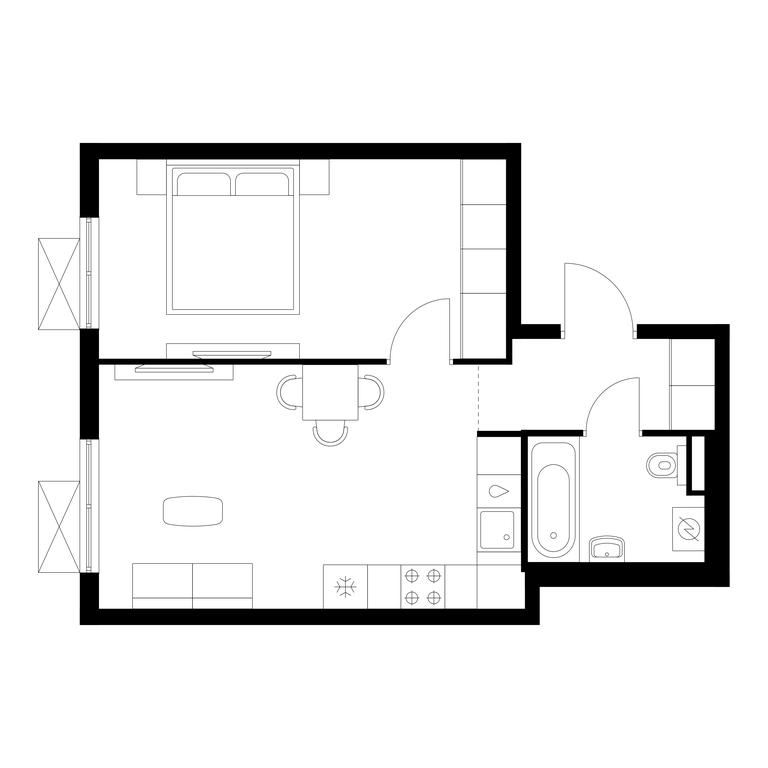 1-BD Apartment Sale, 40.7 sq. m. at Volzhskiy Park, 1st Grayvoronovsky Drive, 3с11, Moscow, Russia #1