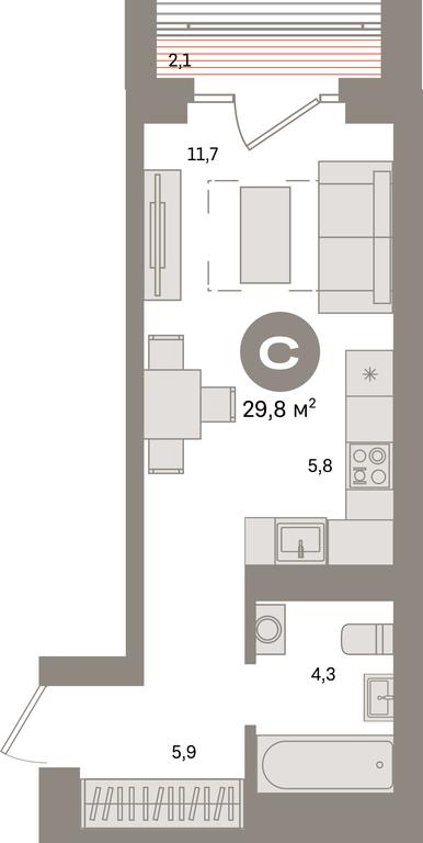 Apartment Sale, 29.8 sq. m. at Kvartal Metronom, Tagilskaya Street, Moscow, Russia #1 Apartment Sale, 29.8 sq. m. at Kvartal Metronom, Tagilskaya Street, Moscow, Russia #1