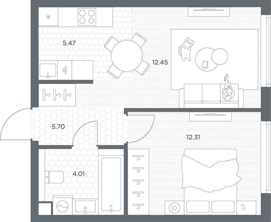 Apartment Sale, 39.94 sq. m. at TATE, Vetkina Street, Moscow, Russia #1 Apartment Sale, 39.94 sq. m. at TATE, Vetkina Street, Moscow, Russia #1
