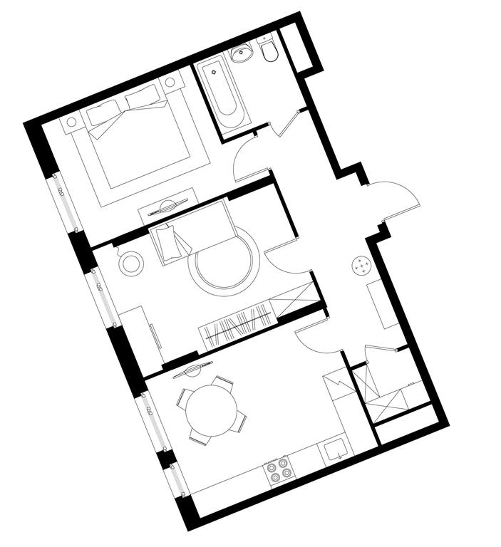 2-BD Apartment Sale, 57.1 sq. m. at Peredelkino Blizhnee, Korneya Chukovskogo Street, 1, Vnukovskoye Settlement, Moscow, Russia #1 2-BD Apartment Sale, 57.1 sq. m. at Peredelkino Blizhnee, Korneya Chukovskogo Street, 1, Vnukovskoye Settlement, Moscow, Russia #1