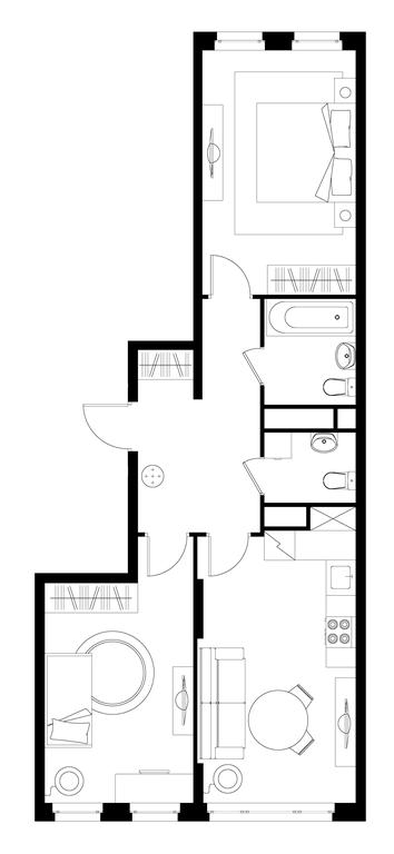 2-BD Apartment Sale, 64 sq. m. at Peredelkino Blizhnee, Korneya Chukovskogo Street, 1, Vnukovskoye Settlement, Moscow, Russia #1 2-BD Apartment Sale, 64 sq. m. at Peredelkino Blizhnee, Korneya Chukovskogo Street, 1, Vnukovskoye Settlement, Moscow, Russia #1