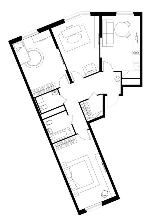 3-BD Apartment Sale, 88.9平方米 at Peredelkino Blizhnee, Korneya Chukovskogo Street, 1, Vnukovskoye Settlement, Moscow, Russia #1