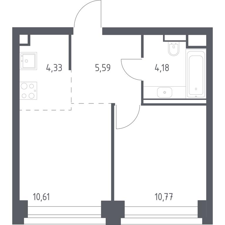 Apartment Sale, 35.48 sq. m. at Nova, Bratyev Fonchenko Street, вл21, Moscow, Russia #1 Apartment Sale, 35.48 sq. m. at Nova, Bratyev Fonchenko Street, вл21, Moscow, Russia #1