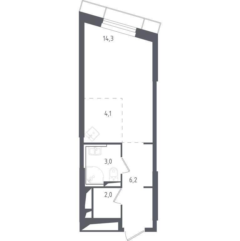 Apartment Sale, 29.86 sq. m. at Sputnik, Lipovoy Roschi Street, 1к4, derevnya Razdory, Odintsovskiy City District, Moscow Region, Russia #1 Apartment Sale, 29.86 sq. m. at Sputnik, Lipovoy Roschi Street, 1к4, derevnya Razdory, Odintsovskiy City District, Moscow Region, Russia #1