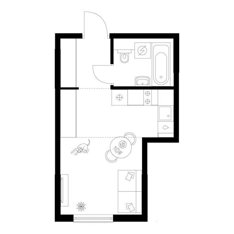 Apartment Sale, 23.8 sq. m. at Moskvoreche, Kotlyakovskaya Street, Moscow, Russia #1 Apartment Sale, 23.8 sq. m. at Moskvoreche, Kotlyakovskaya Street, Moscow, Russia #1