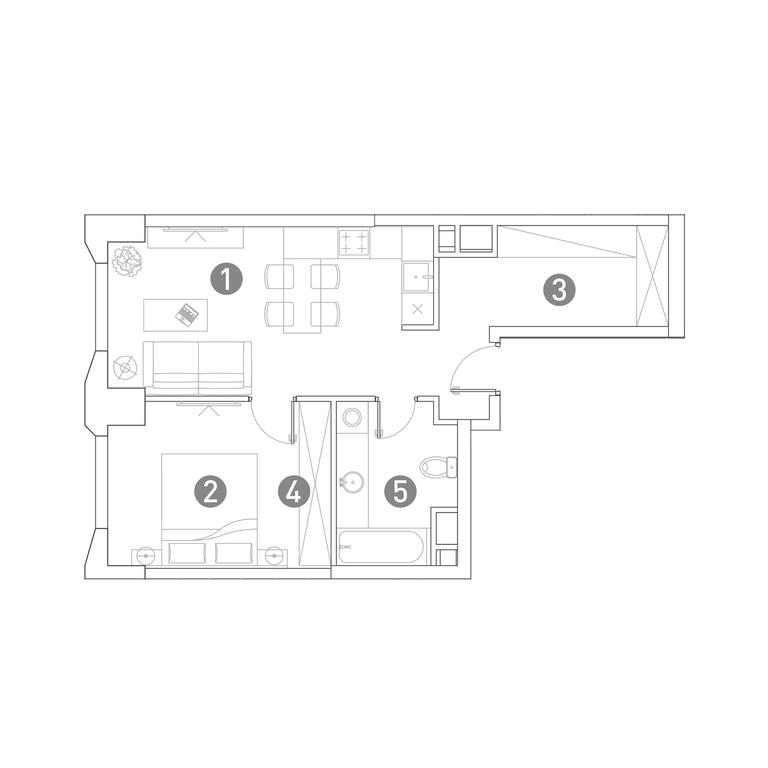 Продажа 1-комн. квартиры, 47,2 м² в ЖК «Вери (Very)», Ботаническая улица, 29, Москва, Россия #1 Продажа 1-комн. квартиры, 47,2 м² в ЖК «Вери (Very)», Ботаническая улица, 29, Москва, Россия #1